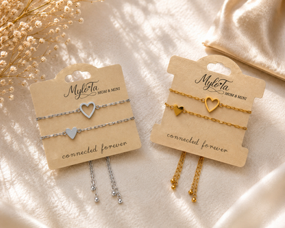 Connected Forever – Mom & Mini Armband Set ♡