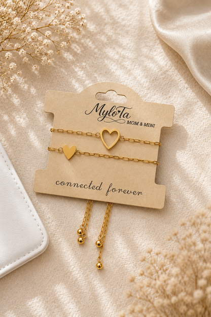 Connected Forever – Mom & Mini Armband Set ♡