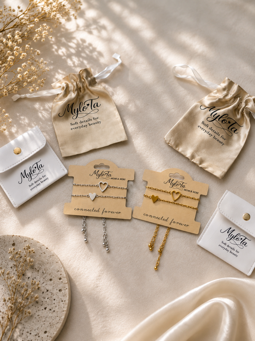Connected Forever – Mom & Mini Armband Set ♡