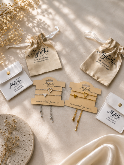 Connected Forever – Mom & Mini Armband Set ♡