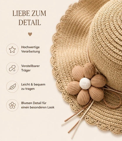 Mama & Mini Set – Strohhut & Tasche | Perfekt für Sommer & besondere Momente