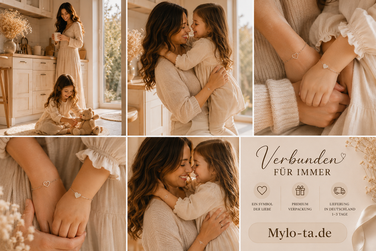Connected Forever – Mom & Mini Armband Set ♡