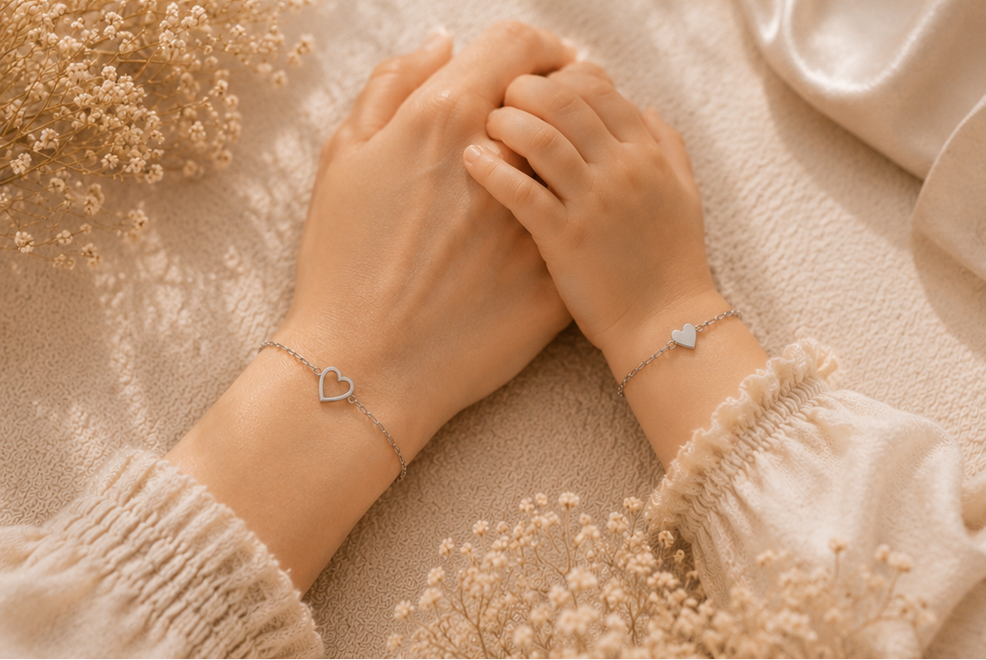 Connected Forever – Mom & Mini Armband Set ♡