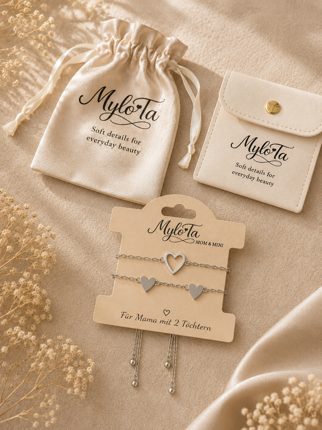 Connected Forever – Mom & Mini Armband Set ♡