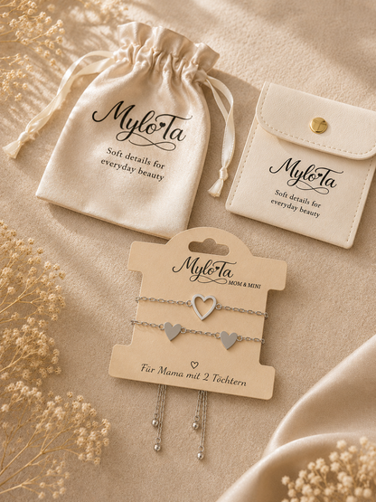Connected Forever – Mom & Mini Armband Set ♡