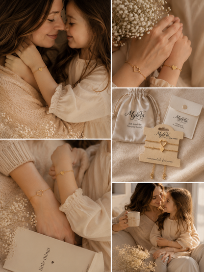Connected Forever – Mom & Mini Armband Set ♡
