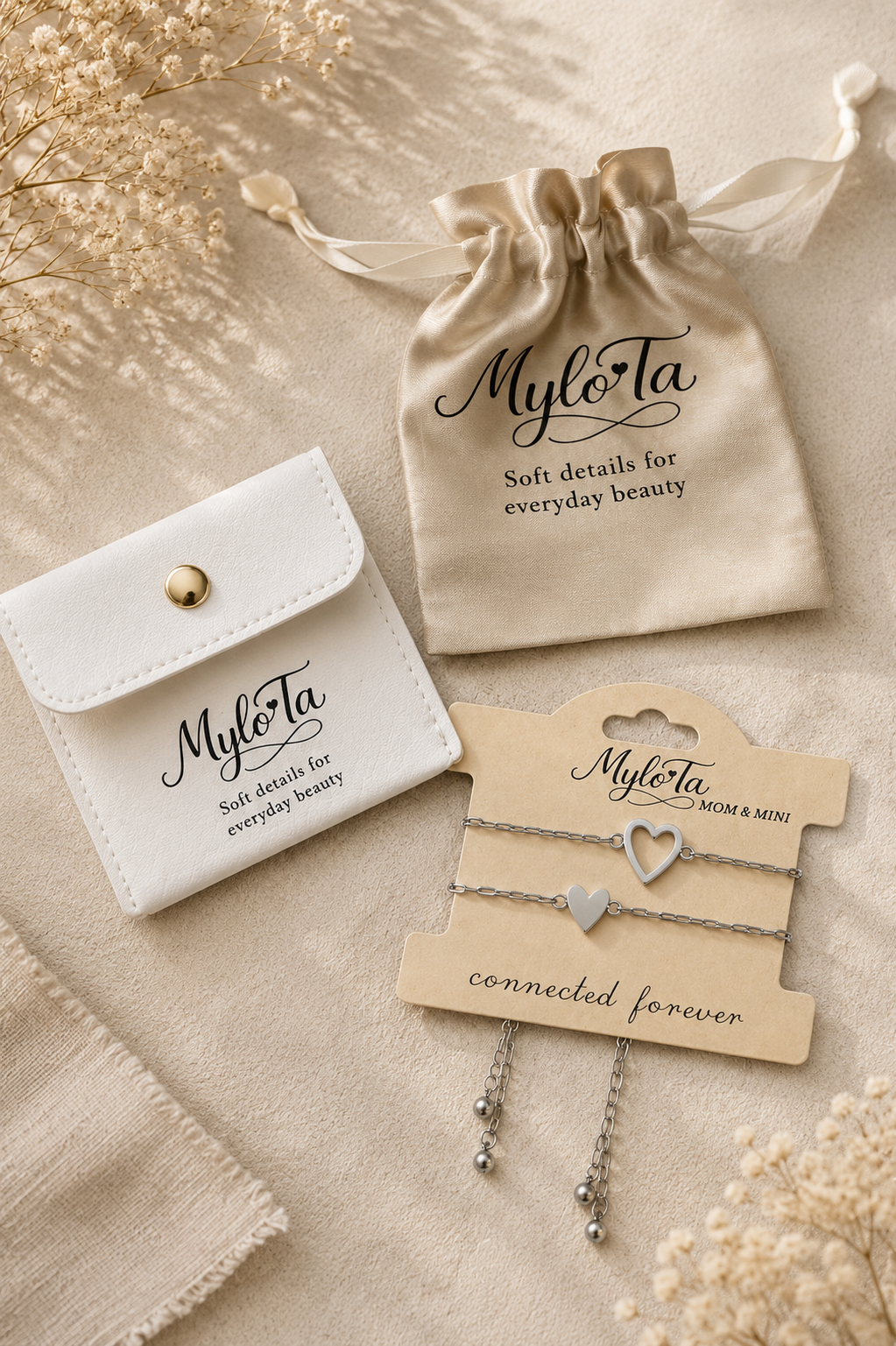 Connected Forever – Mom & Mini Armband Set ♡