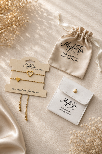 Connected Forever – Mom & Mini Armband Set ♡
