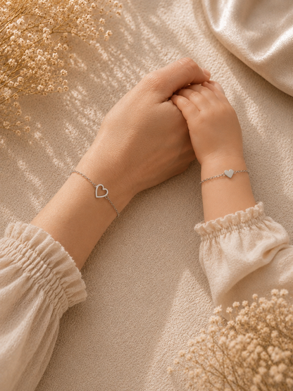 Connected Forever – Mom & Mini Armband Set ♡